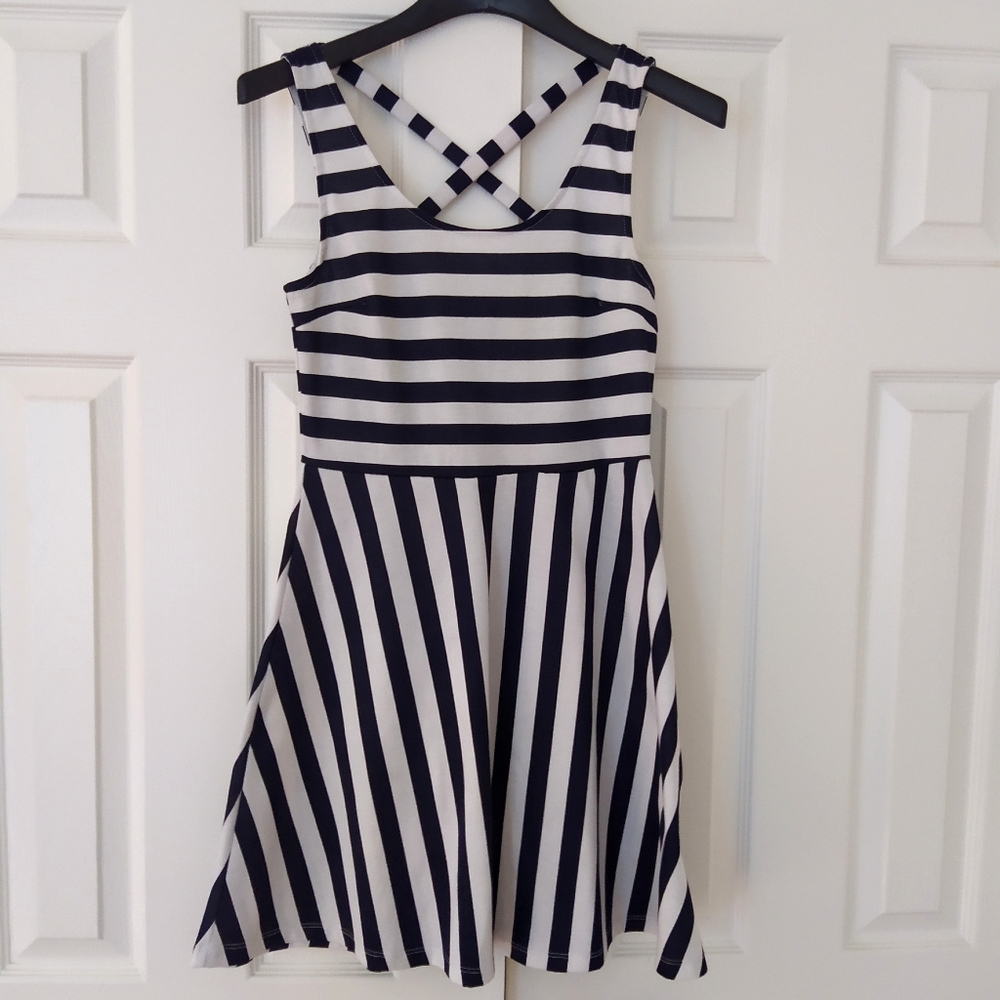 *SALE* H&M Navy Stripes Nautical Summer Racerback Dress